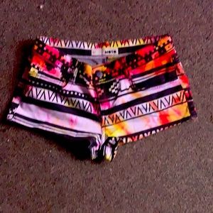Tie dye shorts